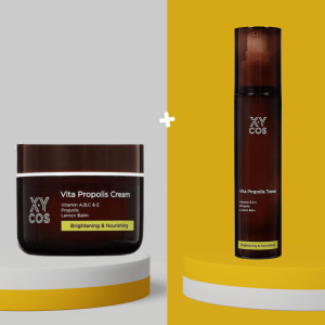 Zestaw Krem + toner do twarzy Set XYcos Vita Propolis dla cery matowej