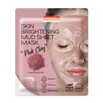 PUREDERM Wegańska rozjaśniająca maseczka błotna "RÓŻOWA GLINKA", 15 g