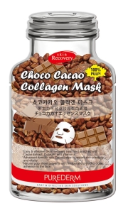 PUREDERM Koreańska maseczka na twarz czekoladowo-kolagenowa, 18 g