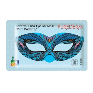 PUREDERM Żelowa karnawałowa maseczka na oczy "Pure Butterfly"