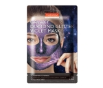PUREDERM Galaxy „diamentowy blask” maseczka peell-off z ametystem (fioletowa), 10 g