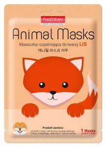 PUREDERM wegańska maseczka na twarz ANIMAL LIS, 21 ml