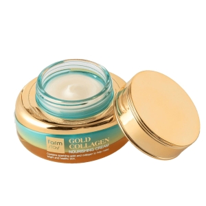Krem do twarzy z kolagenem i złotem FARMSTAY GOLD COLLAGEN, 55 ml