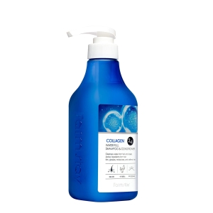 Kolagenowy szampon do włosów z odżywką 2w1 FARMSTAY COLLAGEN, 530 ml
