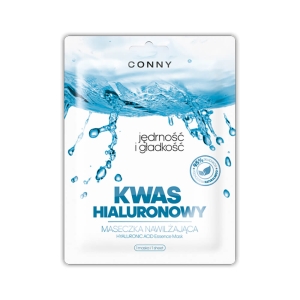 Nawilżająca maska z kwasem hialuronowym CONNY KWAS HIALURONOWY, 23 ml