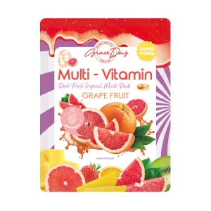 GRACE DAY MULTI-VITAMIN Maska w płachcie GRAPEFRUIT, 27 ml