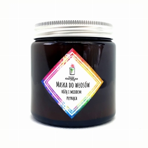 Maska do włosów NOWA KOSMETYKA różą i miodem płynąca, 120 ml
