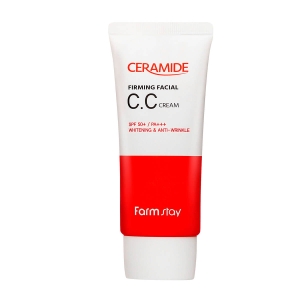Ujędrniajacy krem CC do twarzy FARMSTAY CERAMIDE z ceramidami, 50 g