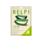 Nawilżająca maska w płachcie z aloesem BERGAMO HELP!, 25 ml