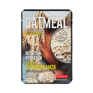 DERMAL It's Real Superfood Mask Maseczka w płachcie ze ekstraktem z ziaren owsa, 25 ml