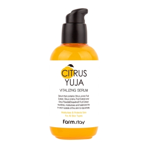 FARMSTAY CITRUS YUJA Rewitalizujące serum do twarzy, 100 ml