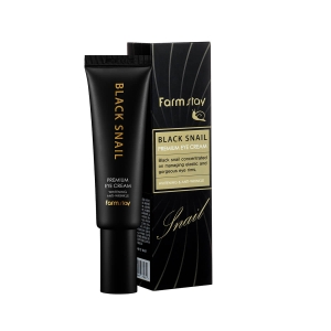 FARMSTAY BLACK SNAIL Krem na powieki, 50 ml