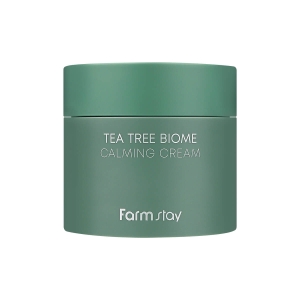 FARMSTAY TEA TREE BIOME Kojący krem z ekstraktem z drzewa herbacianego do skóry problematycznej, 80 ml