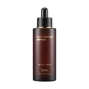Ampułka do twarzy ze śluzem ślimaka OTTIE BLACK SIGNATURE, 50 ml